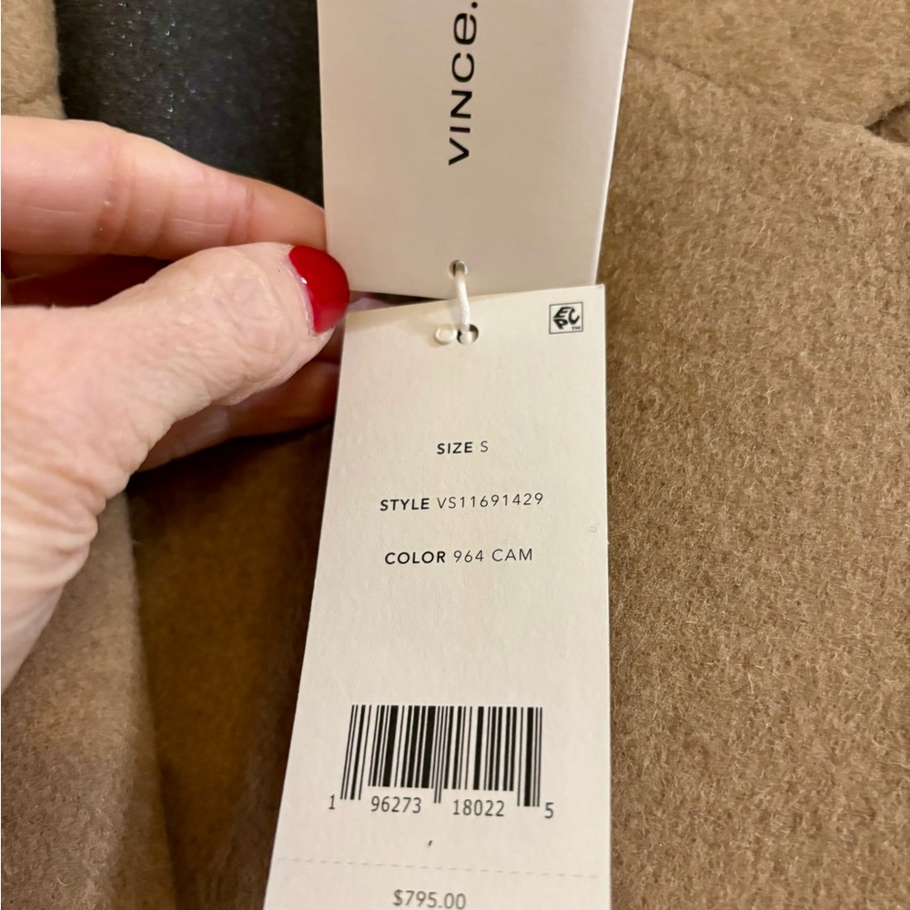 Classic Wool-Blend Straight Coat - Picture 5 of 7